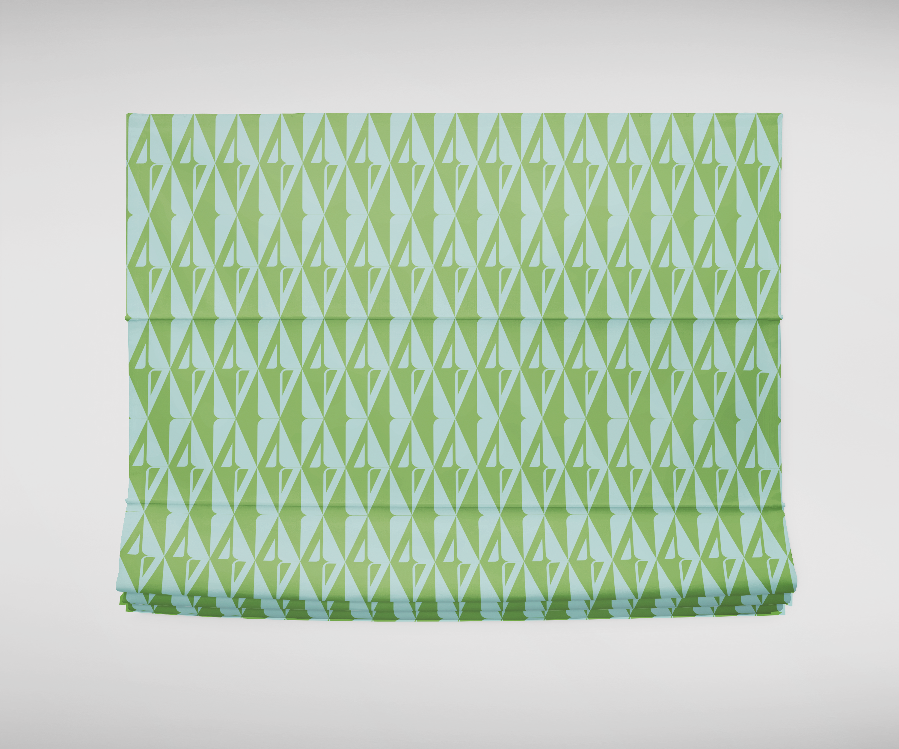 rolling blind with diamond pattern